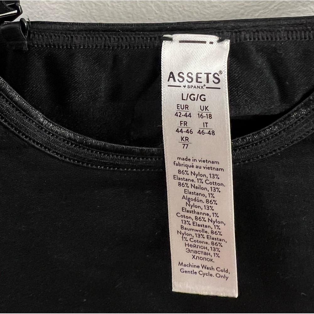 15. Assets by Spanx Black All In One Shaping Open Bust Panty Bodysuit - Picture 3 of 13